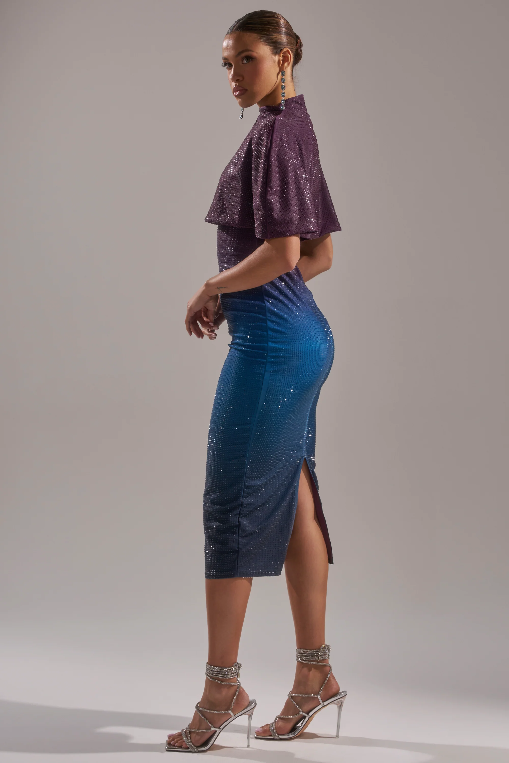 CHIC AF RHINESTONE MIDI DRESS - Image 3