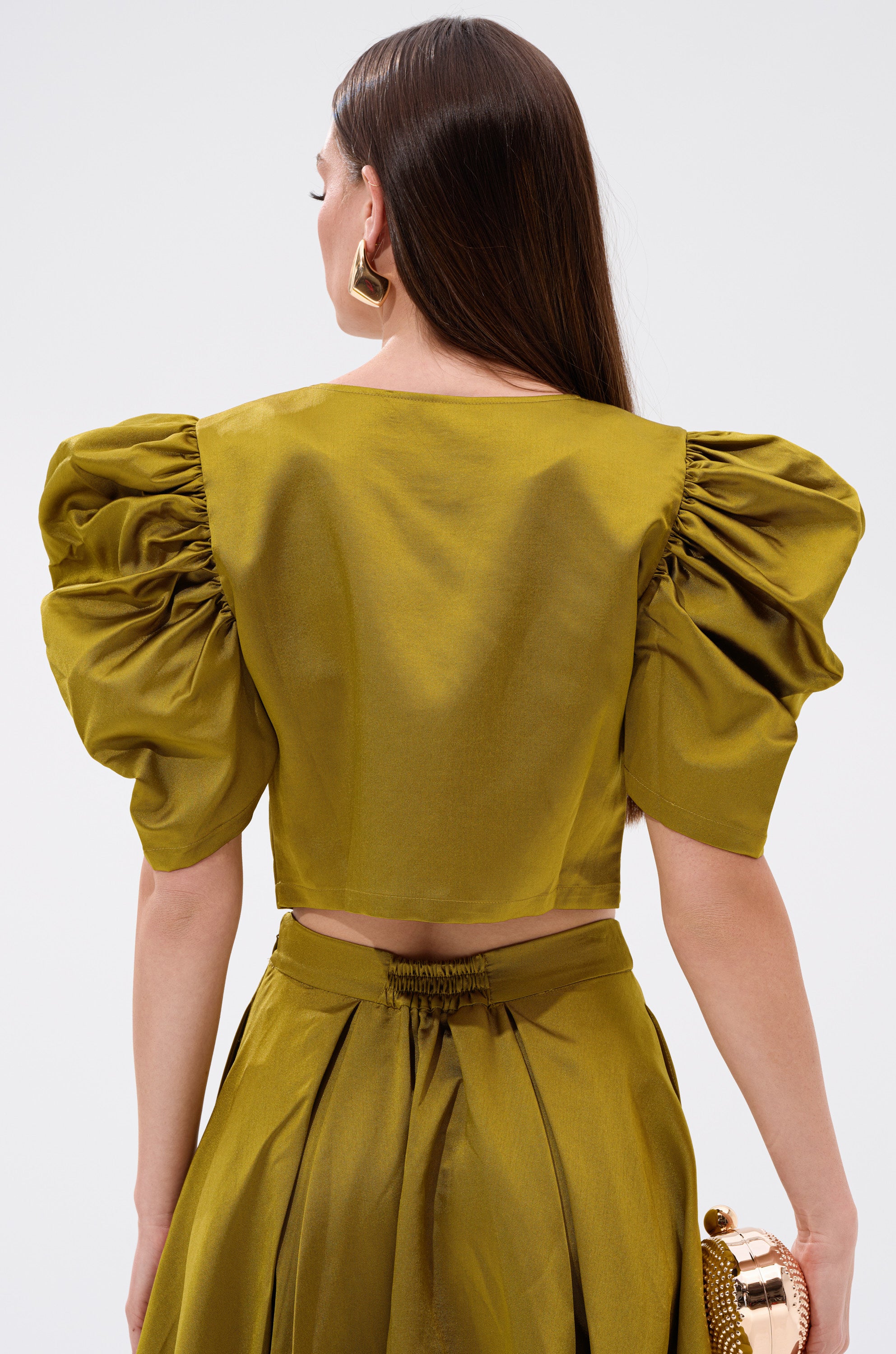 CHIC LADY BUTTON DOWN BLOUSE - Image 5