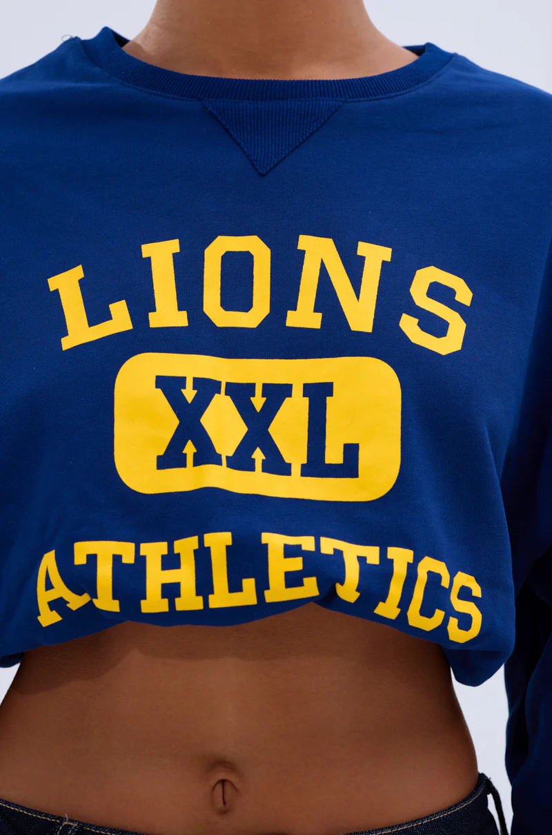 CHICAGO ATHLETIC CROP SWEATSHIRT - Image 8