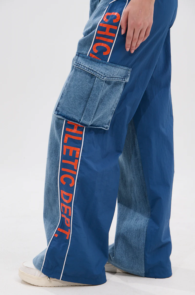 CHICAGO ATHLETICS DENIM TRACK PANTS - Image 10