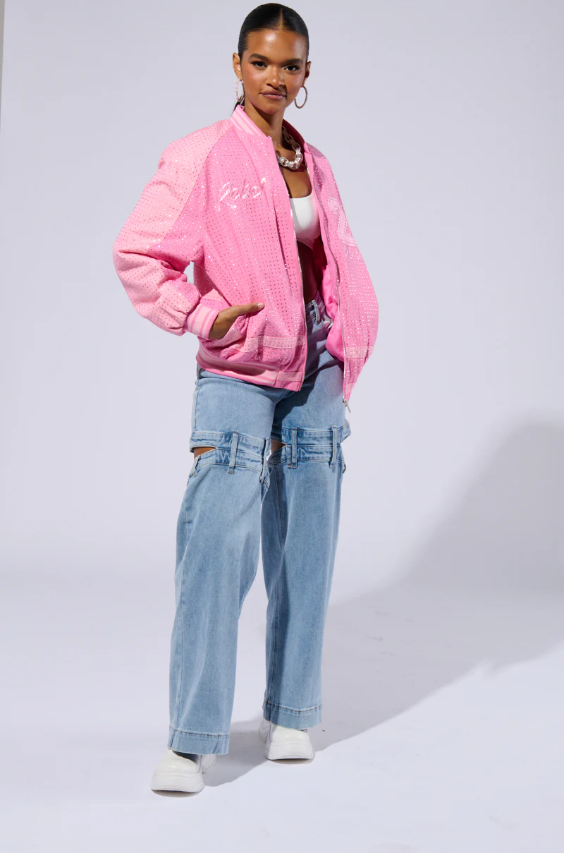 CHICAGO MADE EMBROIDERED BOMBER - Image 8