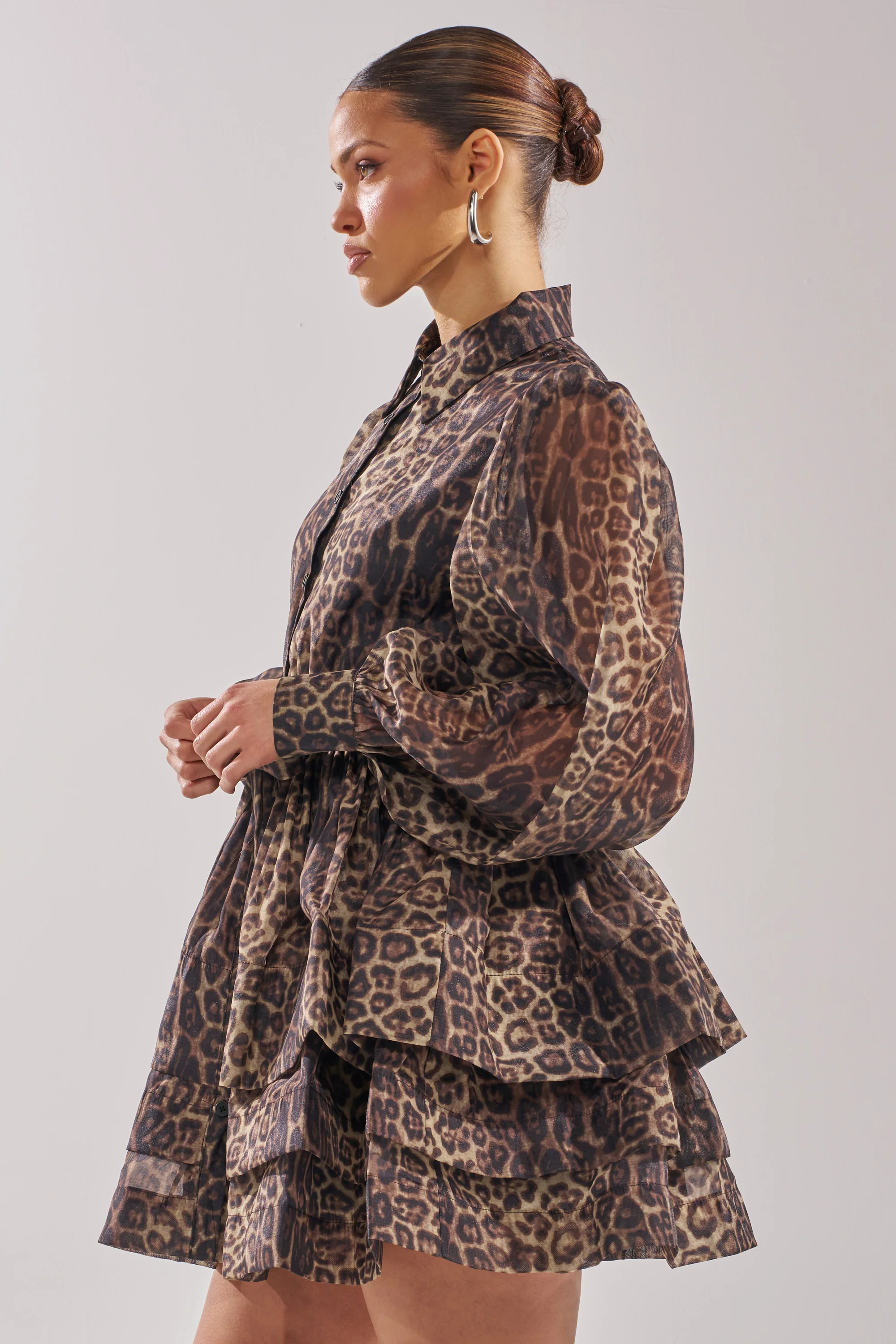 CHICEST OF CHIC LEOPARD PRINT MINI DRESS - Image 4