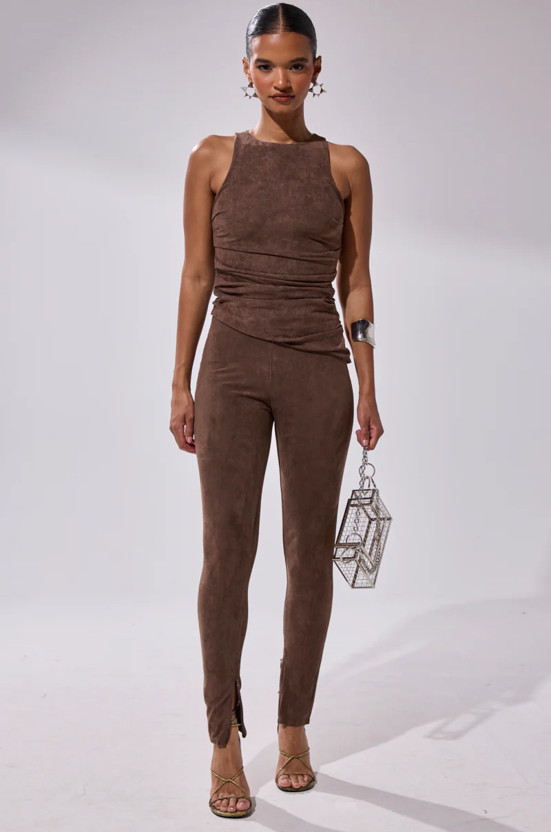CHOCOLATE HEAVEN SUEDE BLOUSE - Image 7