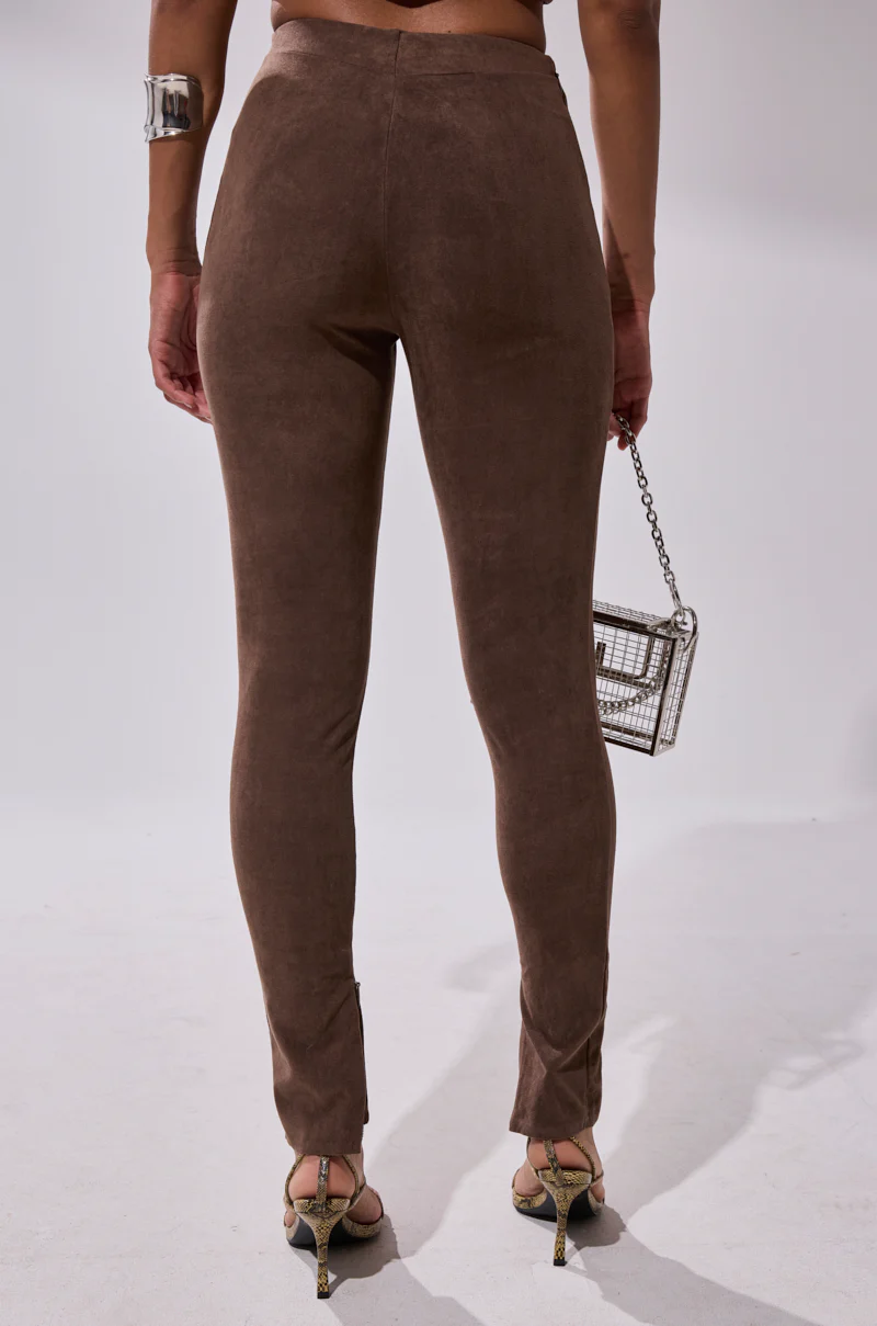 CHOCOLATE HEAVEN SUEDE LEGGING - Image 5
