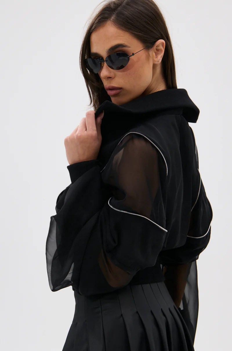 CHOOSE YOUR FIGHTER MESH INSERT BOMBER - Image 11