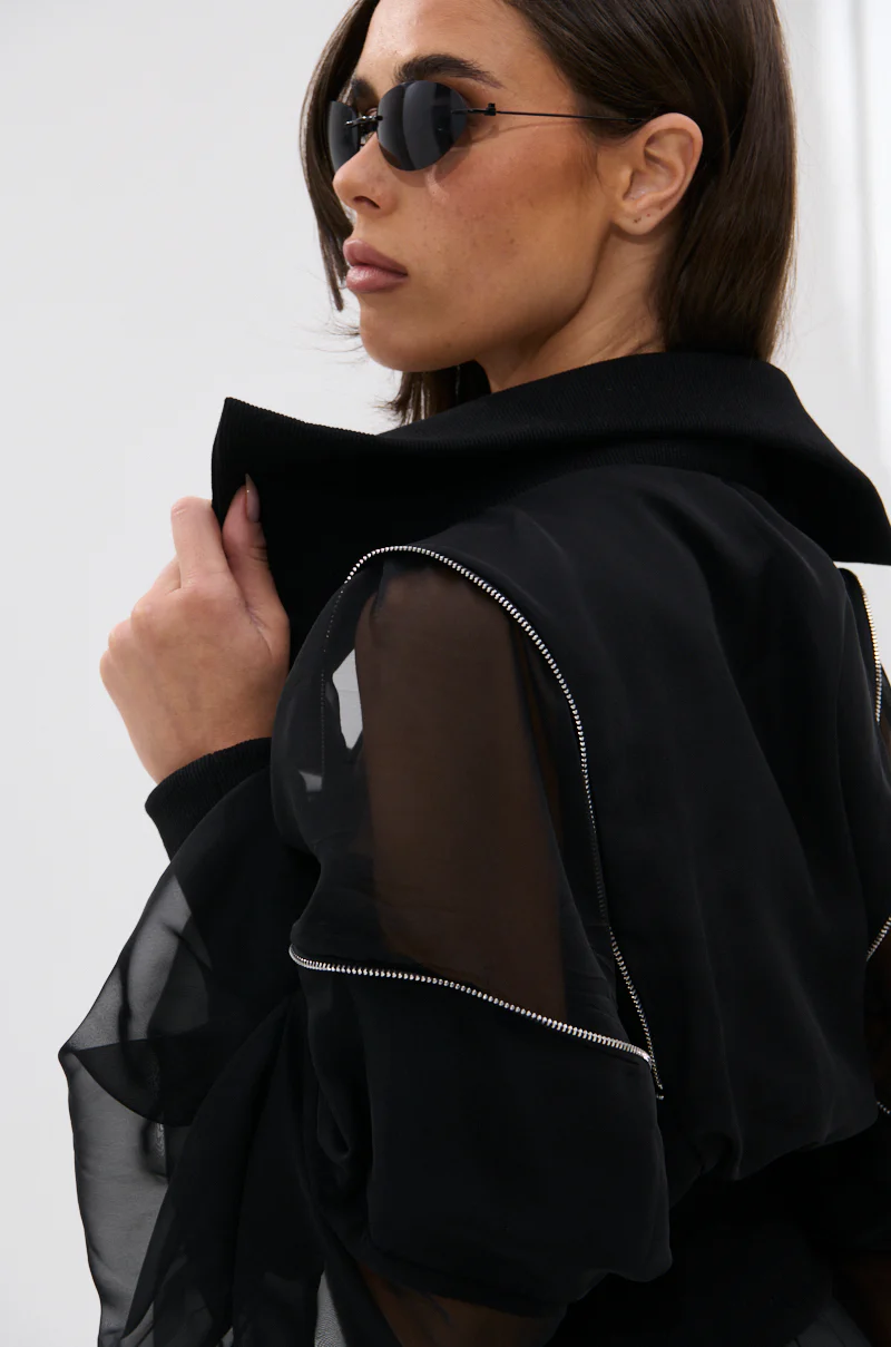 CHOOSE YOUR FIGHTER MESH INSERT BOMBER - Image 13