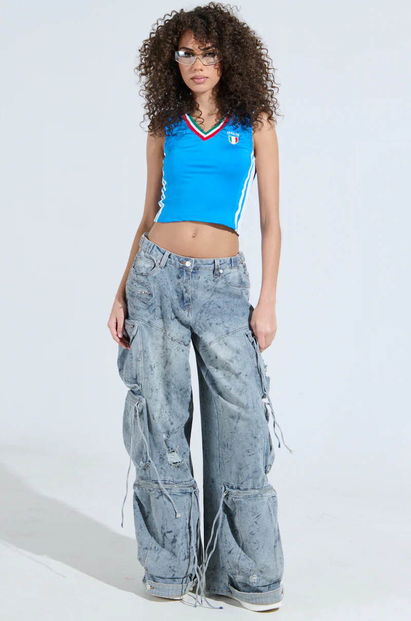 CIAO ITALIA V-NECK JERSEY TANK - Image 6