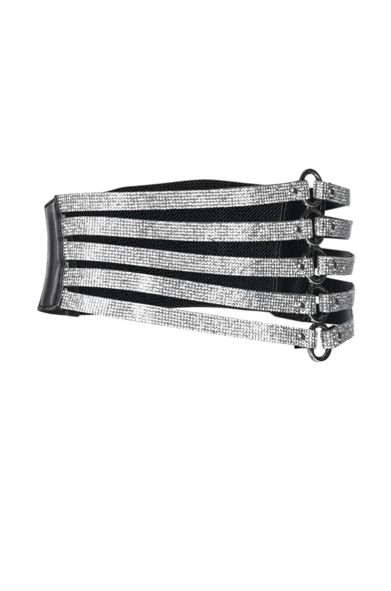 CINCH ME UP RHINESTONE STRETCH CORSET BELT - Image 3