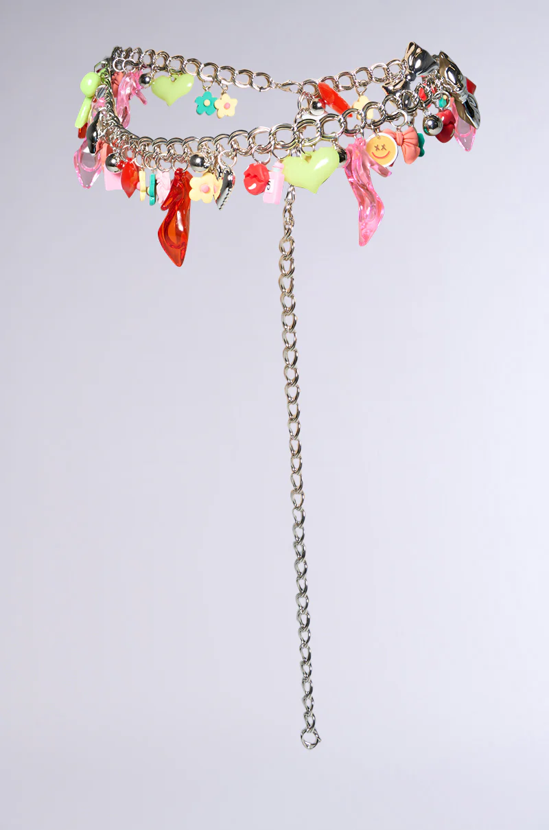 CINDY MULTI CHARM CHAIN BELT - Image 3
