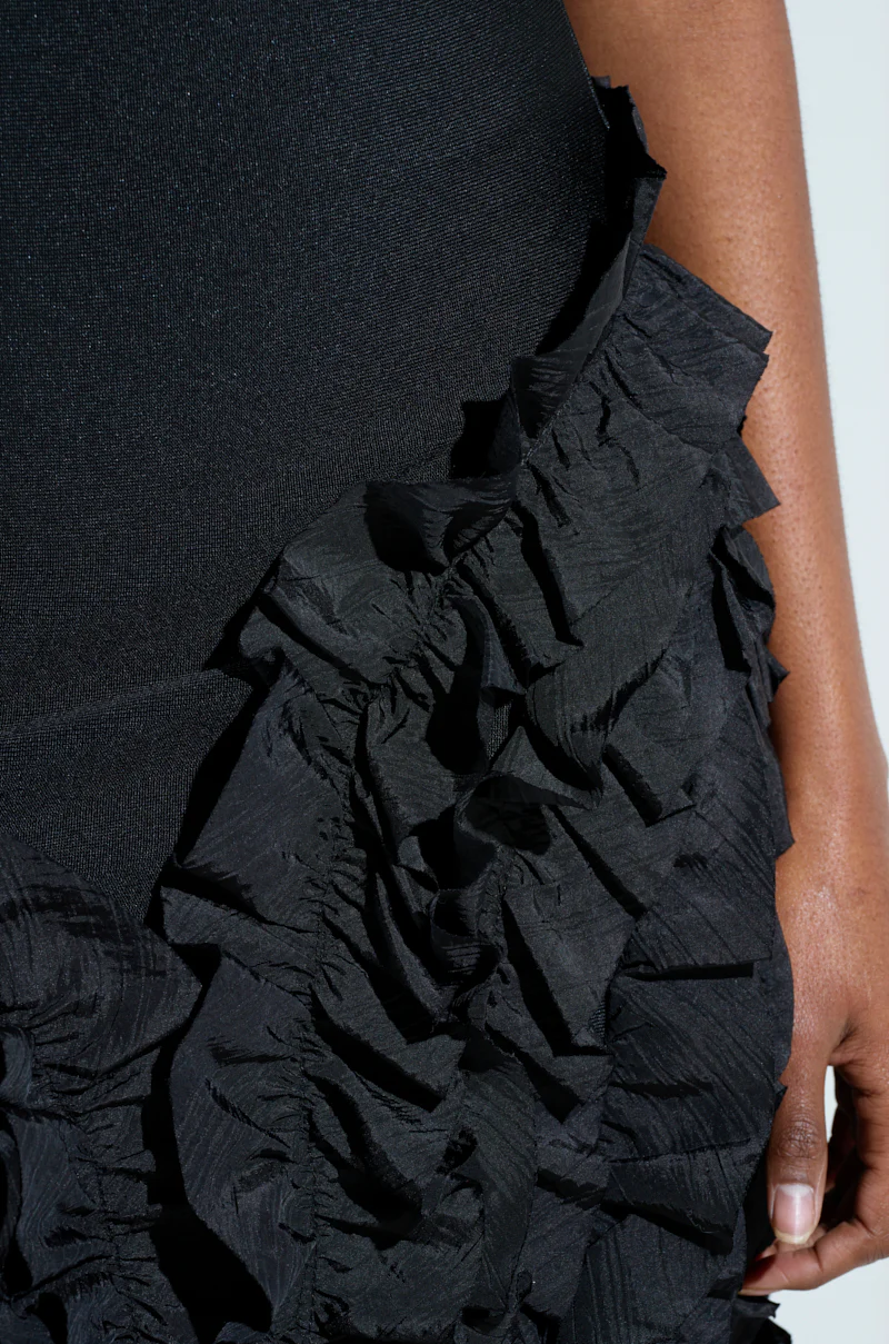 CITY LIGHTS RUFFLE MAXI DRESS - Image 7
