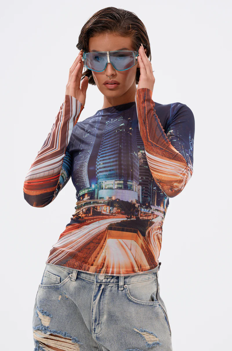 CITY LOVER MESH LONG SLEEVE