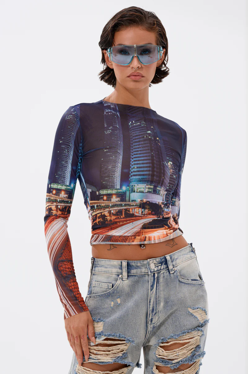 CITY LOVER MESH LONG SLEEVE - Image 2