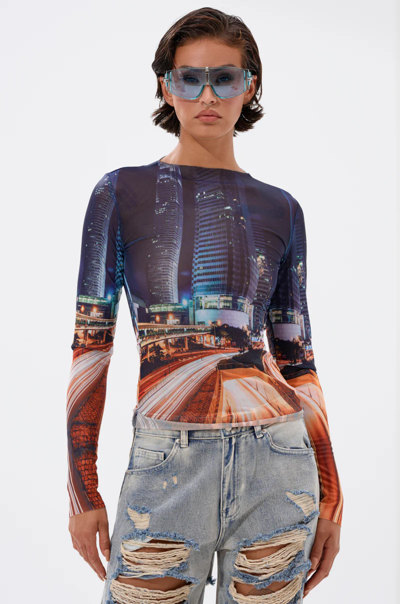 CITY LOVER MESH LONG SLEEVE - Image 3