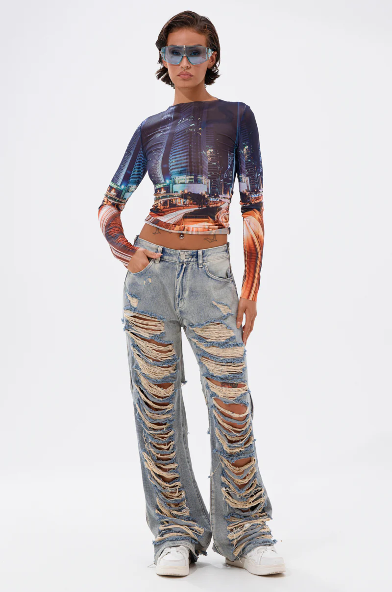 CITY LOVER MESH LONG SLEEVE - Image 6