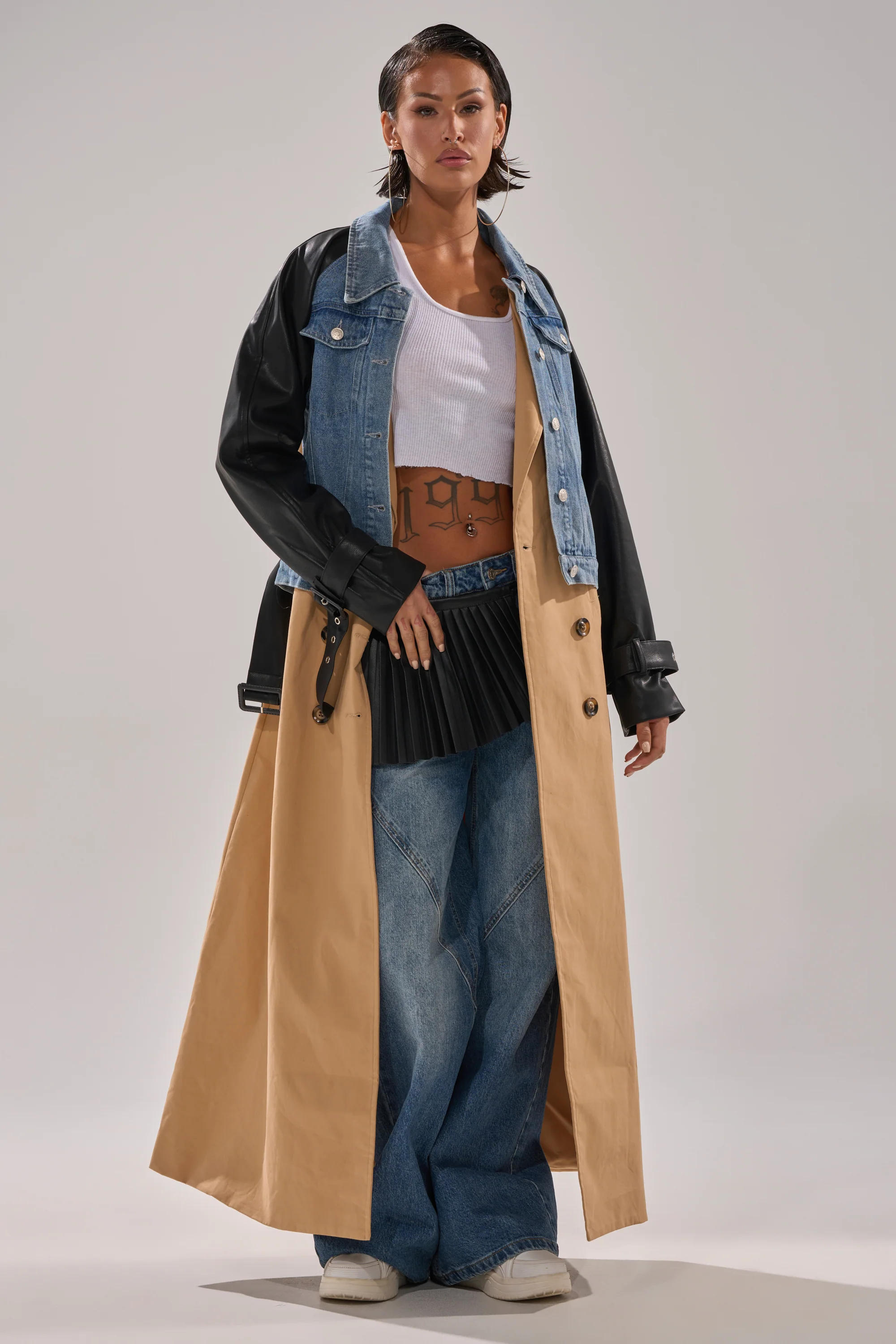CITY SLICKER MIXED MEDIA TRENCH - Image 3