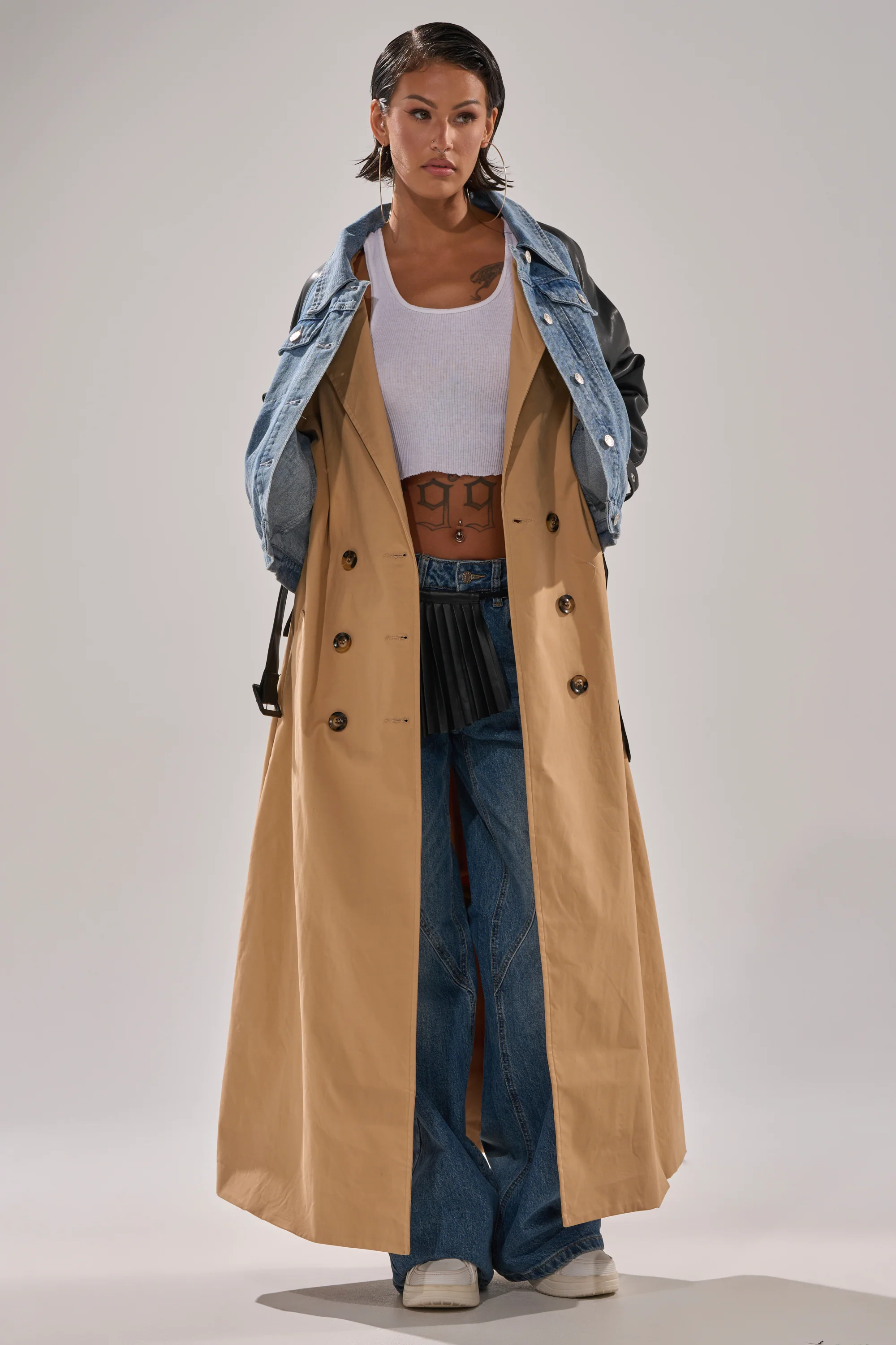 CITY SLICKER MIXED MEDIA TRENCH - Image 5