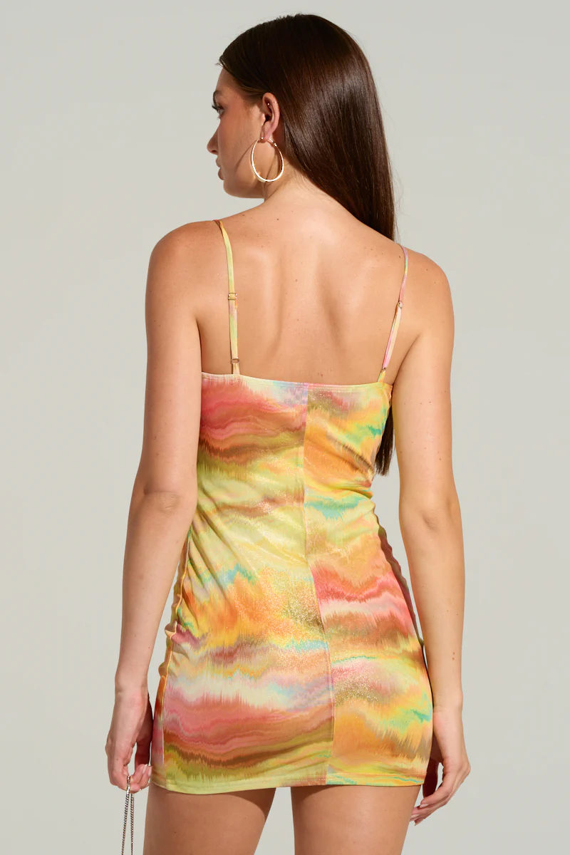 CLARA PRINTED MINI DRESS - Image 4