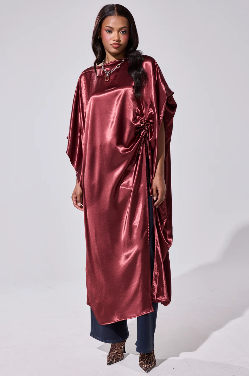 CLARA SIDE RUCHED BLOUSE - Image 3
