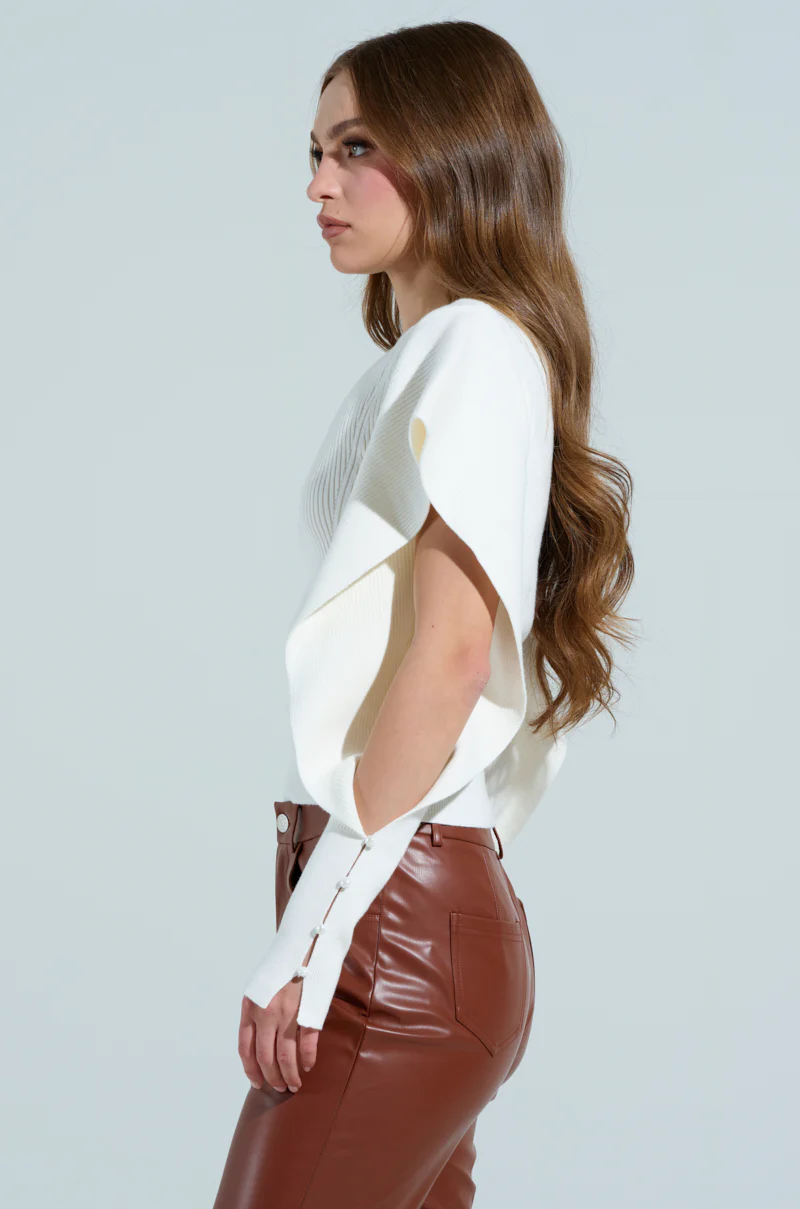 CLARISSA OPEN SLEEVE SWEATER - Image 3