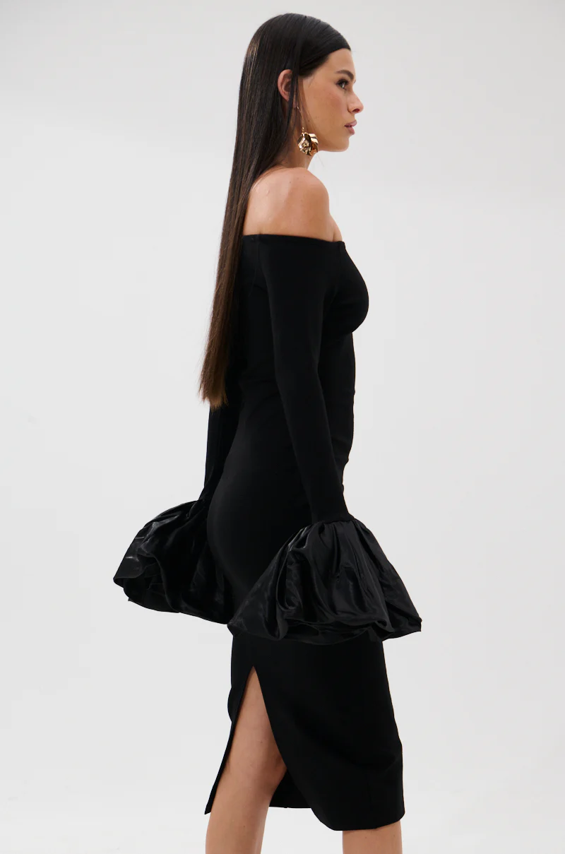 CLASS WITH A LITTLE BIT OF SASS MIDI DRESS - Image 2