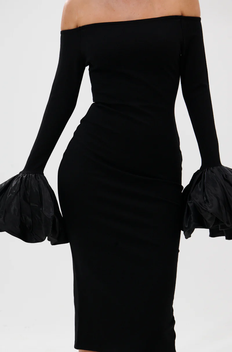 CLASS WITH A LITTLE BIT OF SASS MIDI DRESS - Image 5