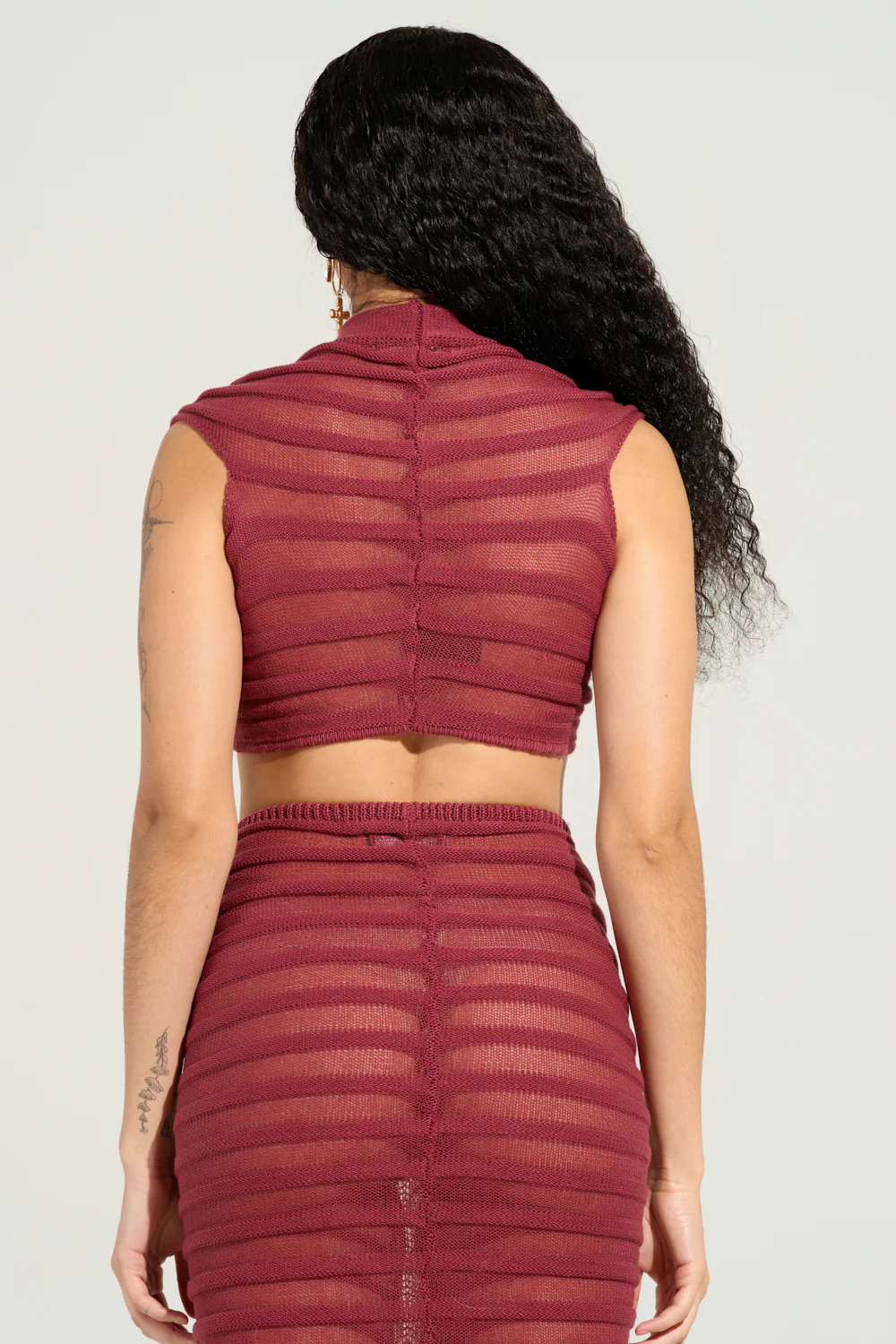 CLEO SEMI SHEER CROP TOP - Image 4