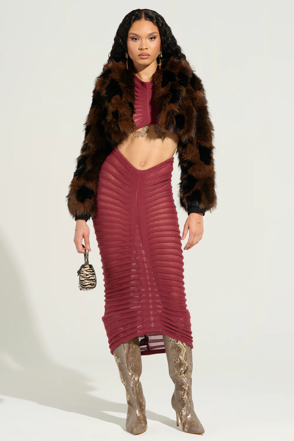 CLEO SEMI SHEER MAXI SKIRT - Image 5