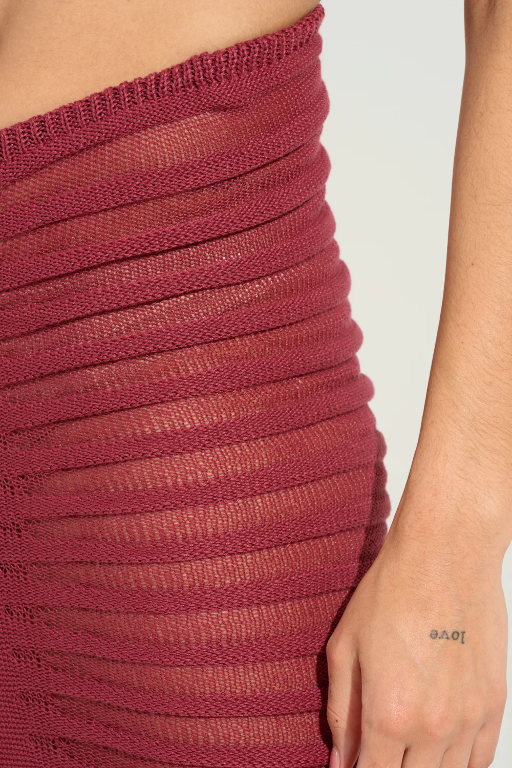 CLEO SEMI SHEER MAXI SKIRT - Image 8