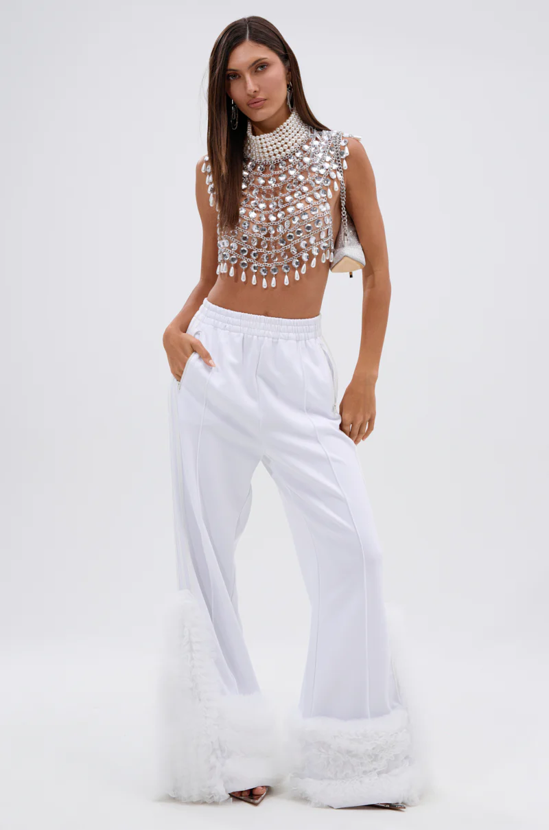 CLEOPATRA RHINESTONE CHAIN TOP - Image 6