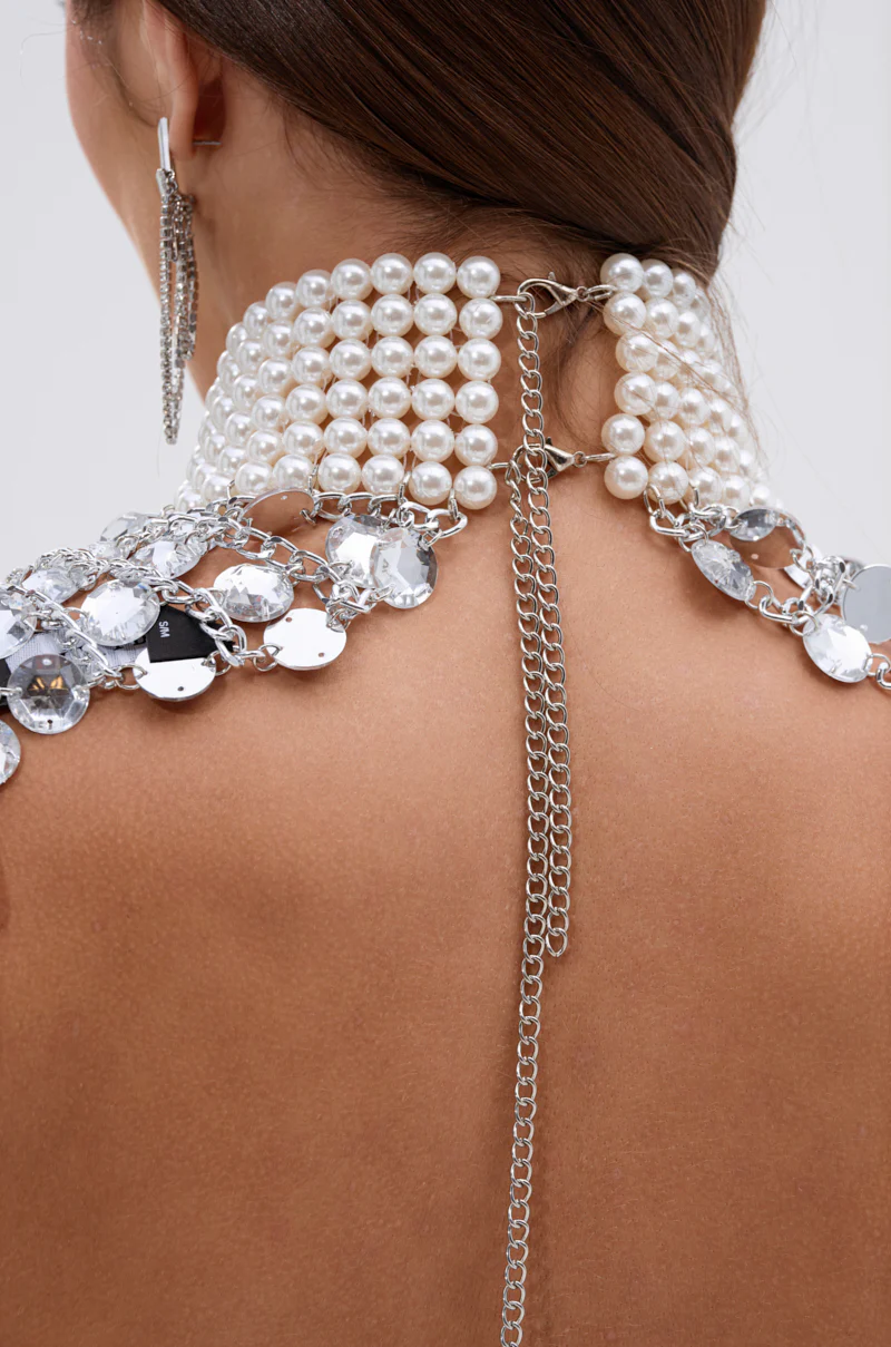 CLEOPATRA RHINESTONE CHAIN TOP - Image 8