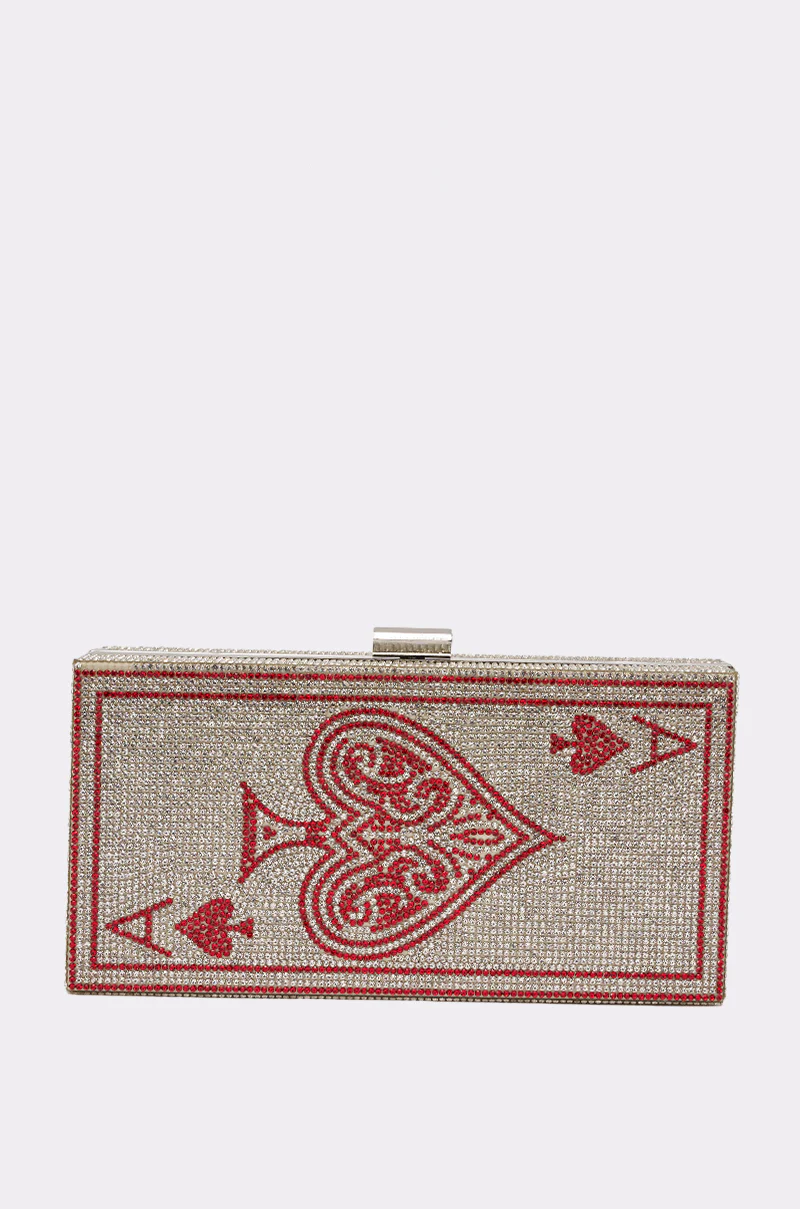 PLAY YOUR CARDS CLUTCH