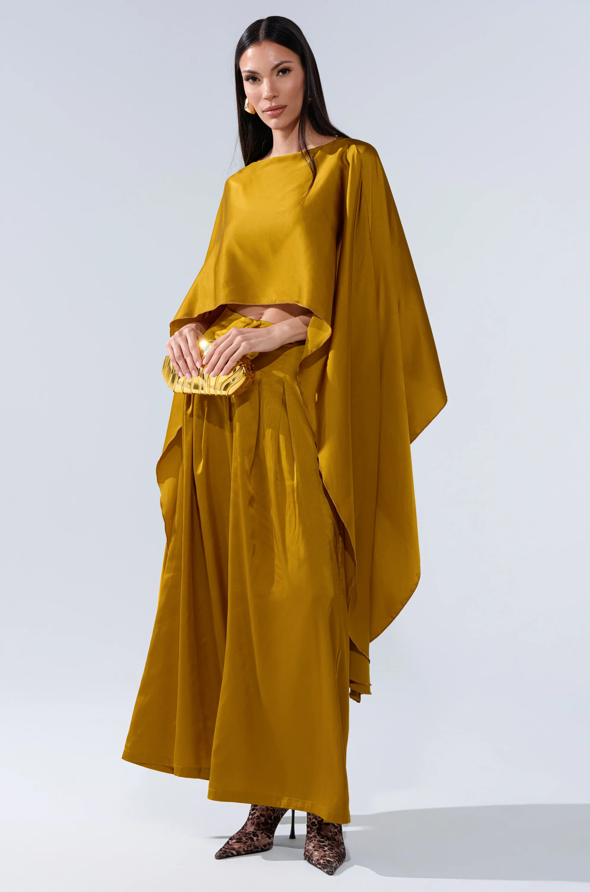 COCKTAIL HOUR BLOUSE IN MUSTARD - Image 8
