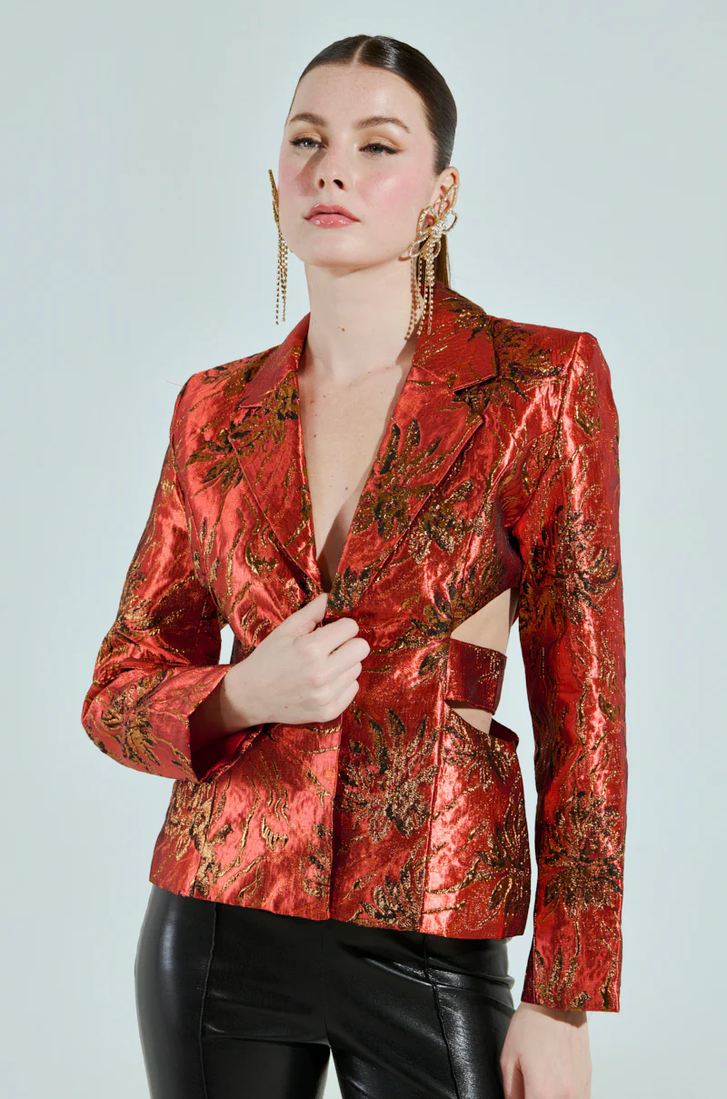 COCKTAIL HOUR CUT-OUT BLAZER - Image 2