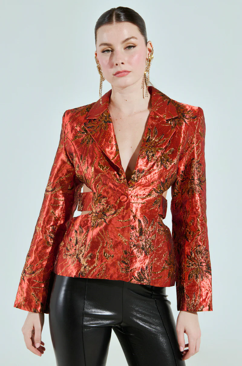 COCKTAIL HOUR CUT-OUT BLAZER - Image 3