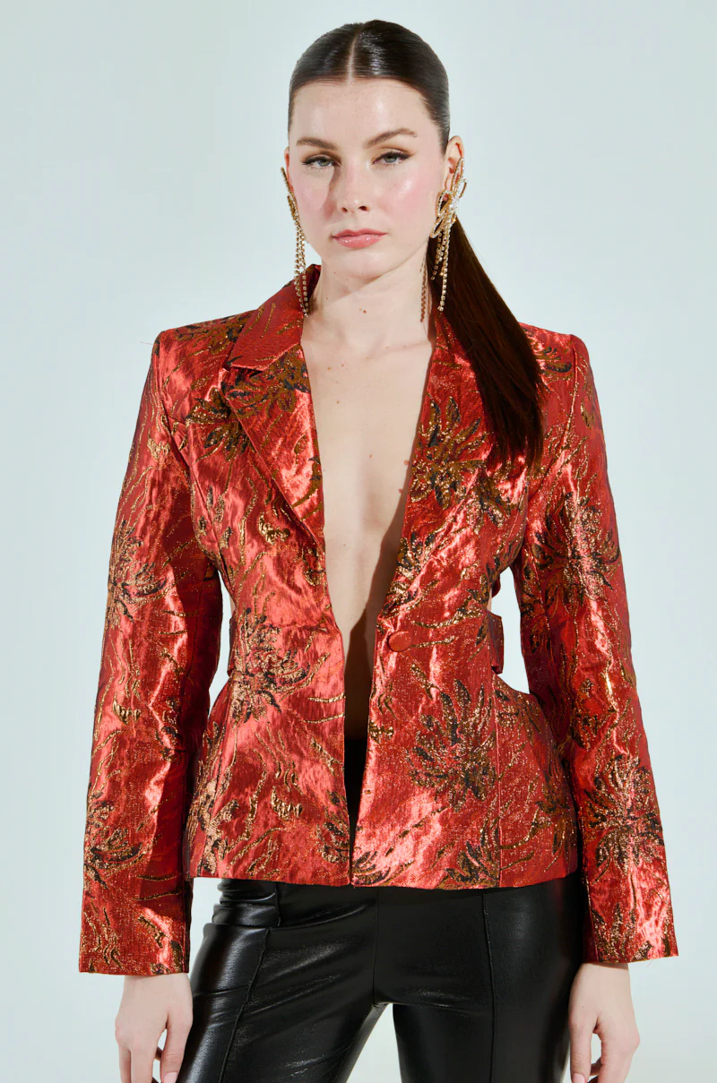 COCKTAIL HOUR CUT-OUT BLAZER - Image 4
