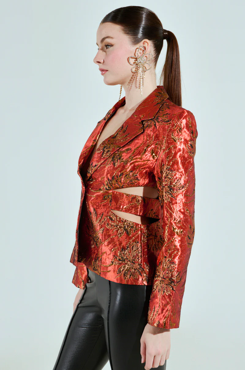 COCKTAIL HOUR CUT-OUT BLAZER - Image 5