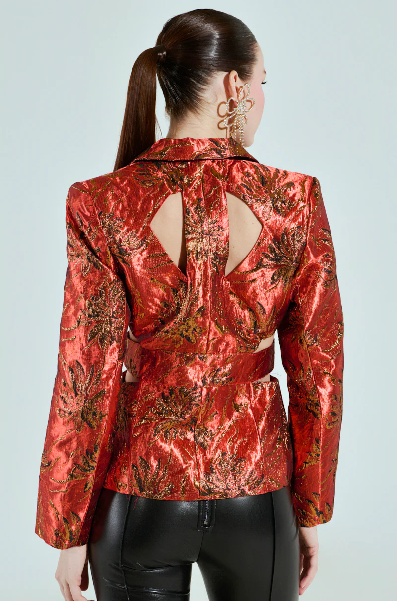 COCKTAIL HOUR CUT-OUT BLAZER - Image 6
