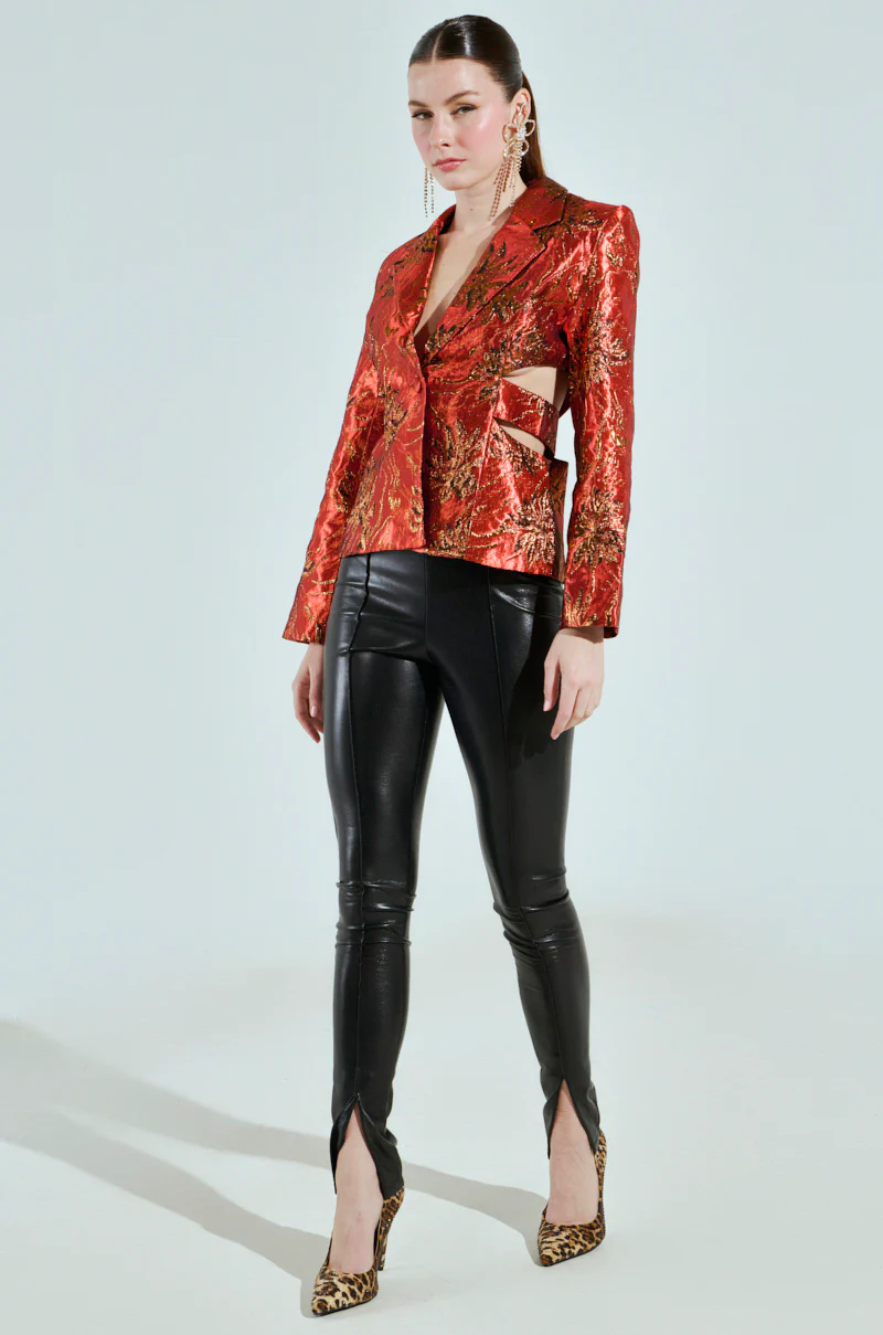 COCKTAIL HOUR CUT-OUT BLAZER - Image 7