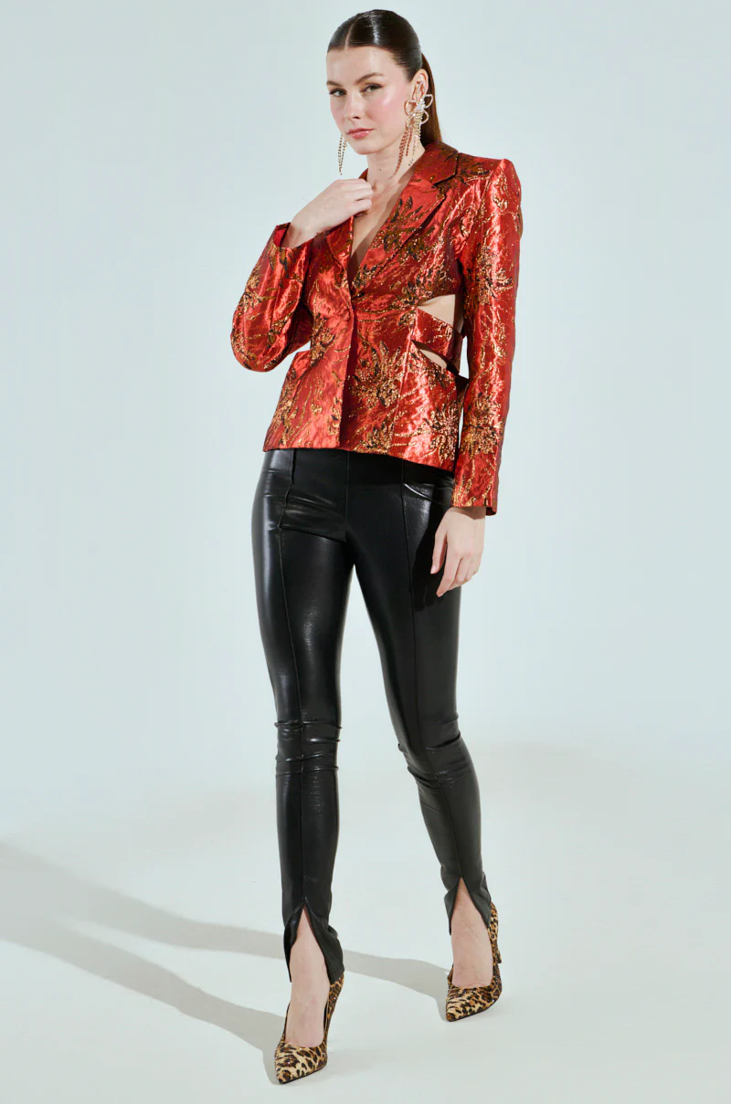 COCKTAIL HOUR CUT-OUT BLAZER - Image 8