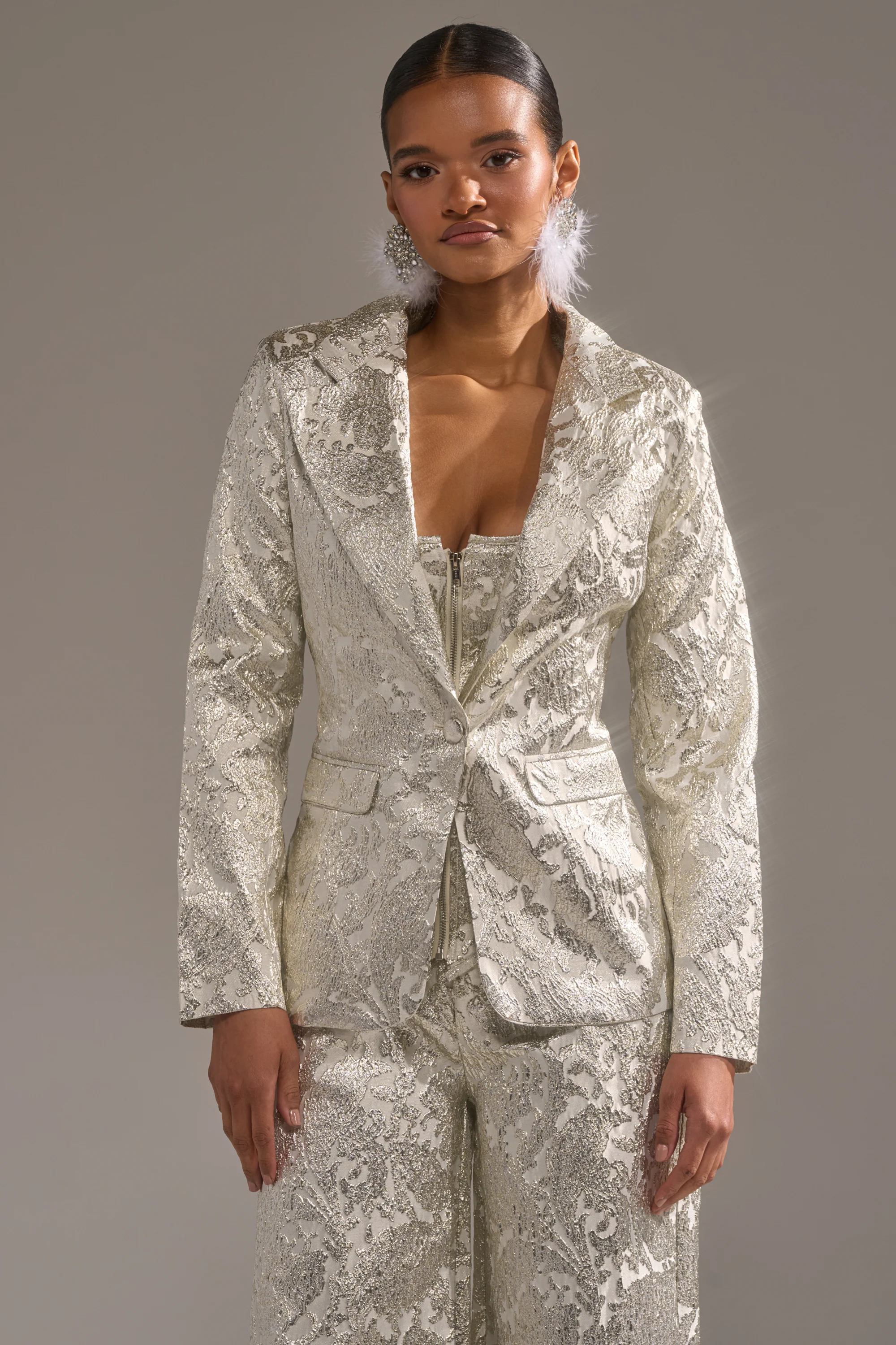COCO BROCADE BLAZER - Image 3