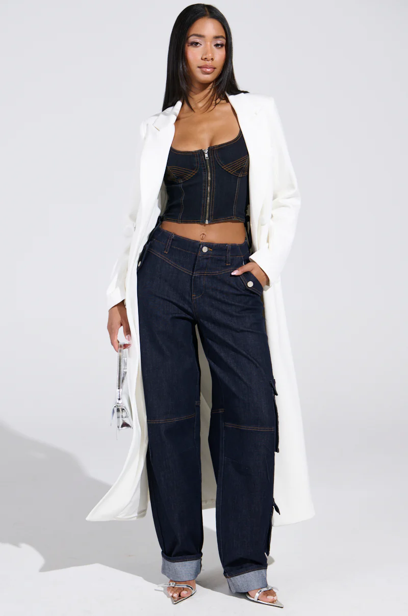COCOA BUTTER TRENCH IN WHITE - Image 4