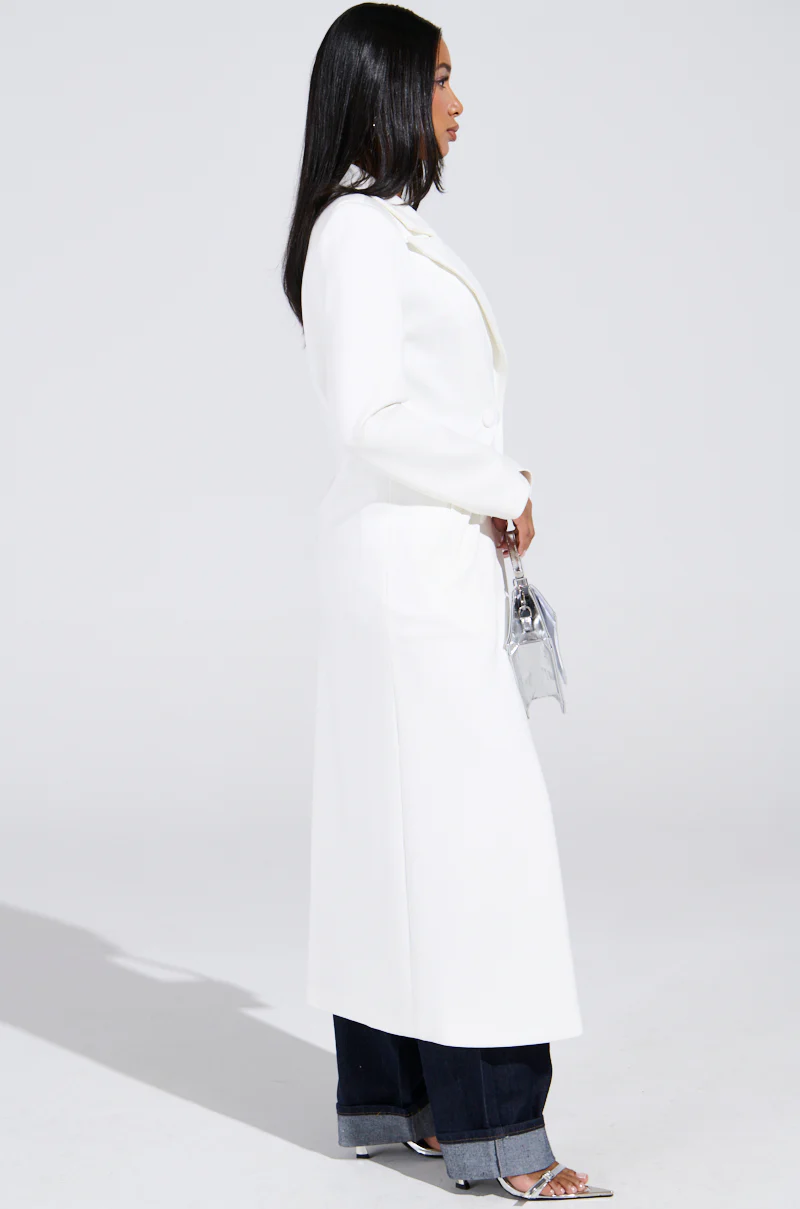 COCOA BUTTER TRENCH IN WHITE - Image 5