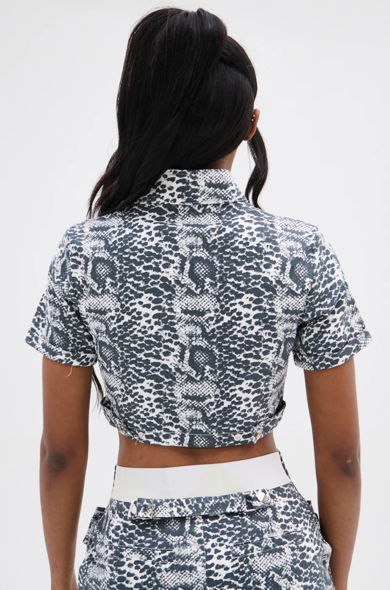 COLD BLOODED CROPPED SHORT SLEEVE TOP - Image 6