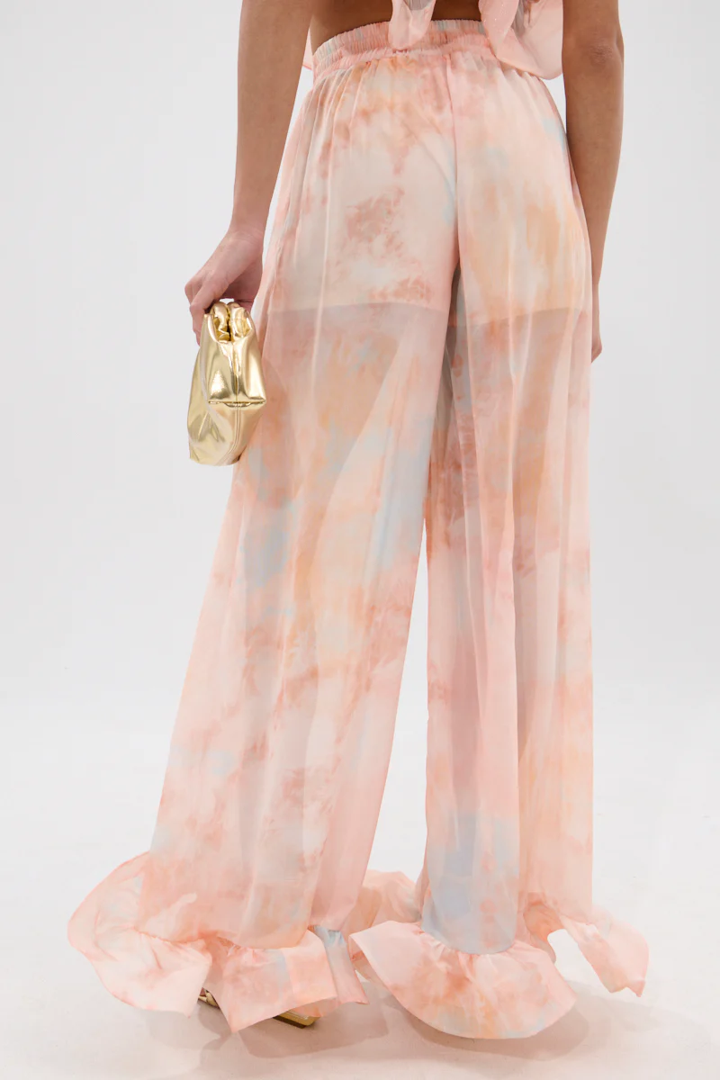 COLORFUL SKY OMBRE PALAZZO PANT - Image 5