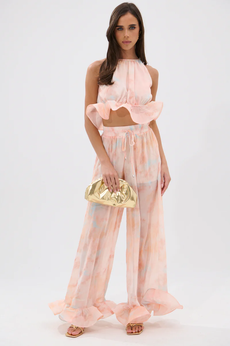COLORFUL SKY OMBRE PALAZZO PANT - Image 6