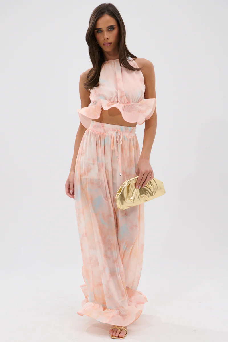COLORFUL SKY OMBRE PALAZZO PANT - Image 7