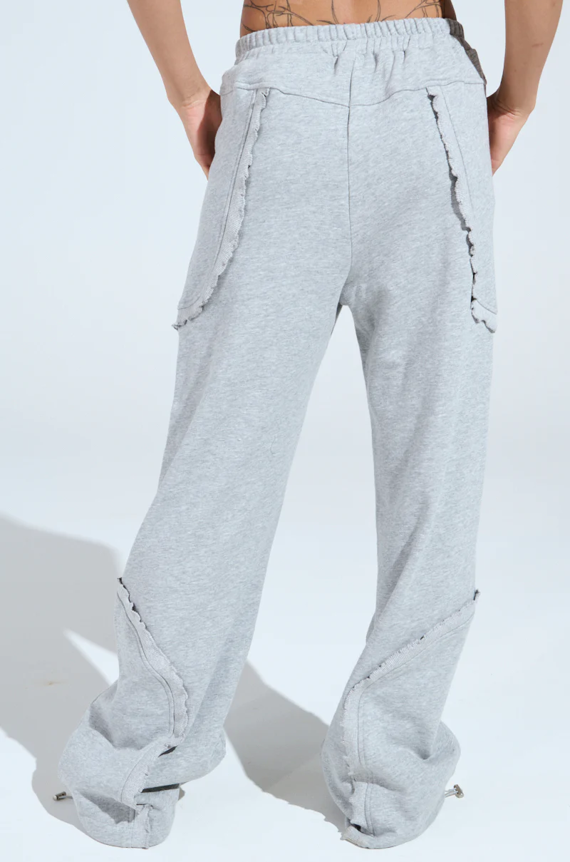 COME CHILL WITH ME WIDE LEG JOGGER - Image 5