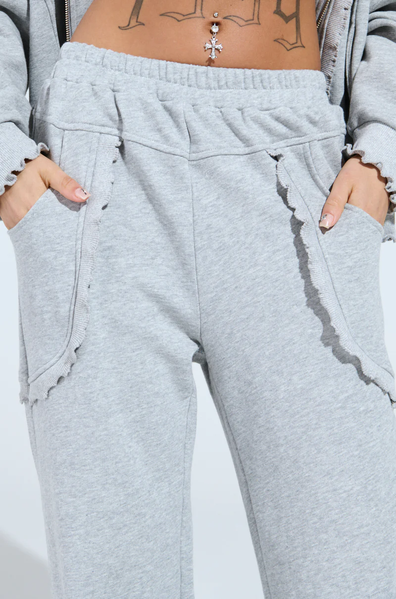 COME CHILL WITH ME WIDE LEG JOGGER - Image 7