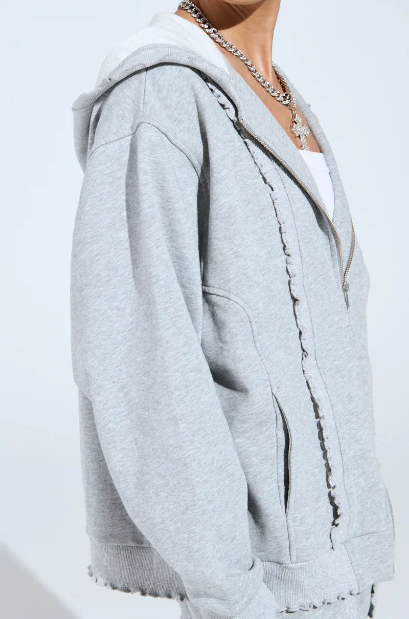 COME CHILL WITH ME ZIP UP SWEATSHIRT - Image 6
