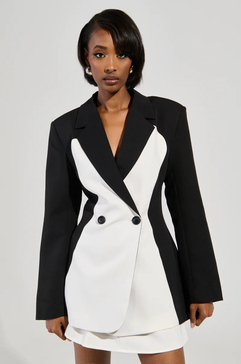 COME THIS WAY COLORBLOCK BLAZER - Image 3